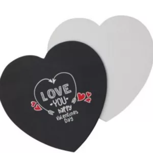Mousepad per computer Pc forma di cuore personalizzabile con foto e testo G4 - immagine 2