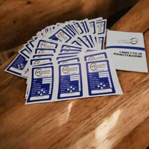 Adesivi tagliando auto personalizzati autofficine cambio olio etichette adesive - immagine 2