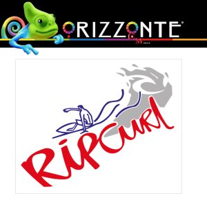 Adesivo Rip Curl renault intagliato 3 colori vinile pvc decalcomanie A33