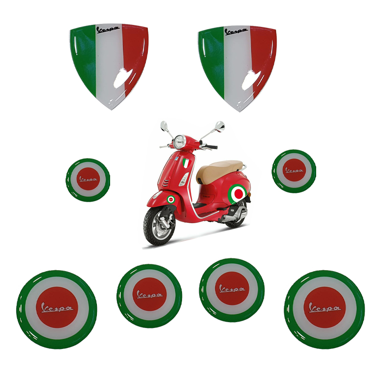 WWSTS43 Set adesivi Vespa per GTS 250 GTS300 GTV250 GTV300 / Opzioni di  colore disponibili / Materiale durevole / Mr. Sticker Customs -  Italia