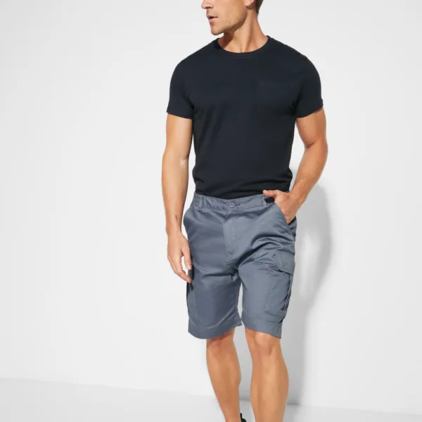 Bermuda con tasche pantaloncino corto da lavoro personalizzabile con il tuo logo