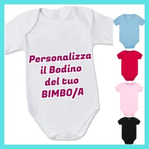 Body bimbo bimba personalizzabile con foto e testo