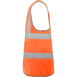 Gilet alta visibilità con zip centrale personalizzato con il tuo logo - immagine 6
