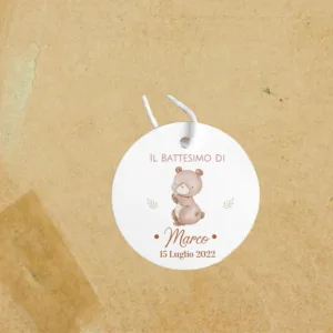 Etichette bomboniera primo compleanno battesimo comunione personalizzabili - immagine 4