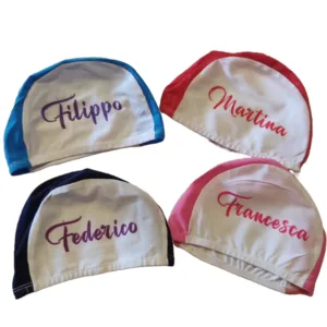 Cuffia per piscina mare personalizzata idea regalo uomo donna bambini