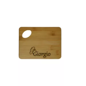 Tagliere in bamboo personalizzato con nome ad incisione idea regalo - immagine 3