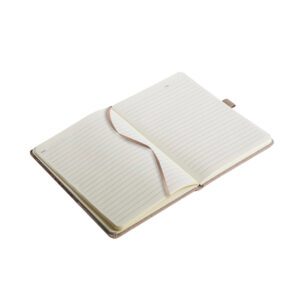 Notes in canvas personalizzabile idea regalo con penna e chiusura ad elastico - immagine 2