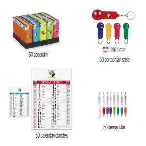 Kit gadget promozionale personalizzabile con logo promo 3