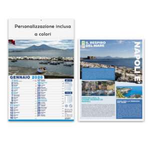 Calendari olandesi modello napule grafica e stampa a colori personalizzata gratis