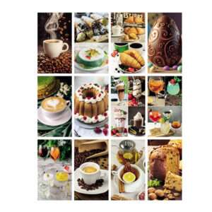 Calendari con immagini di caffè e dolci momenti personalizzati con grafica e stampa inclusa - immagine 2