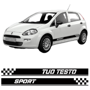 Fasce adesive universali per auto fiat bmw, audi, alfaromeo, sport stickers