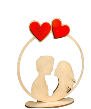 Cornice innamorati idea regalo san valentino in legno personalizzabile