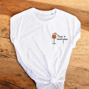 T-shirt uomo donna in cotone personalizzata tiro a campari idea regalo - immagine 2