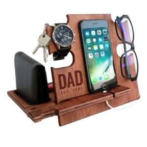 Svuotatasche in legno personalizzabile con nome o dedica idea regalo papà