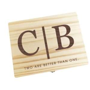 Scatola regalo gift box in legno personalizzabile idea regalo per innamorati