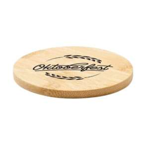 Sottobicchiere in legno personalizzabile con incisione nome e dedica - immagine 2