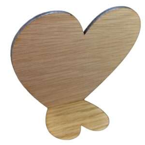 Targa in legno a forma di cuore per un matrimonio unico personalizzata con frase - immagine 3