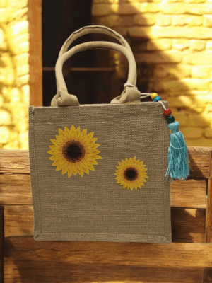 Shopper in iuta personalizzata con nome o immagine stampata - immagine 2