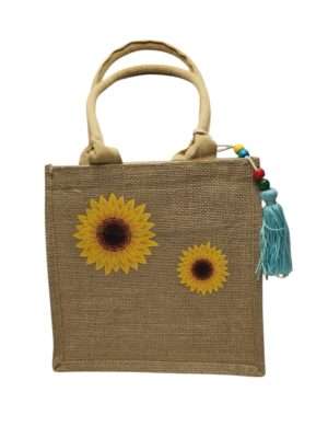 Shopper in iuta personalizzata con nome o immagine stampata