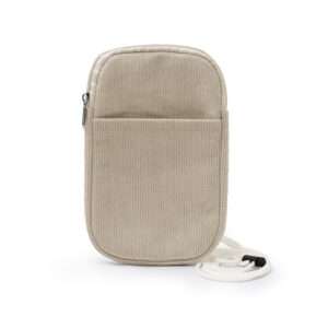 Porta cellulare da donna in velluto a coste personalizzato con nome - immagine 12