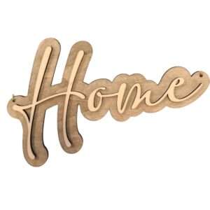 Targa home in legno decorazione casa e idea regalo casa nuova
