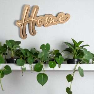 Targa home in legno decorazione casa e idea regalo casa nuova - immagine 2