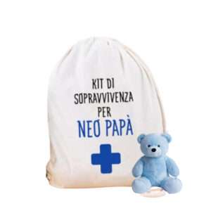 Sacca personalizzata per neo papà idea regalo divertente