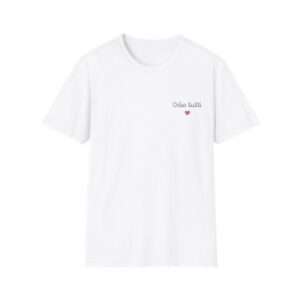 T-Shirt personalizzata odio tutti con cuore maglia divertente sarcastica unisex