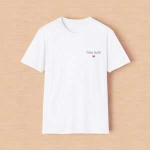 T-Shirt personalizzata odio tutti con cuore maglia divertente sarcastica unisex - immagine 3