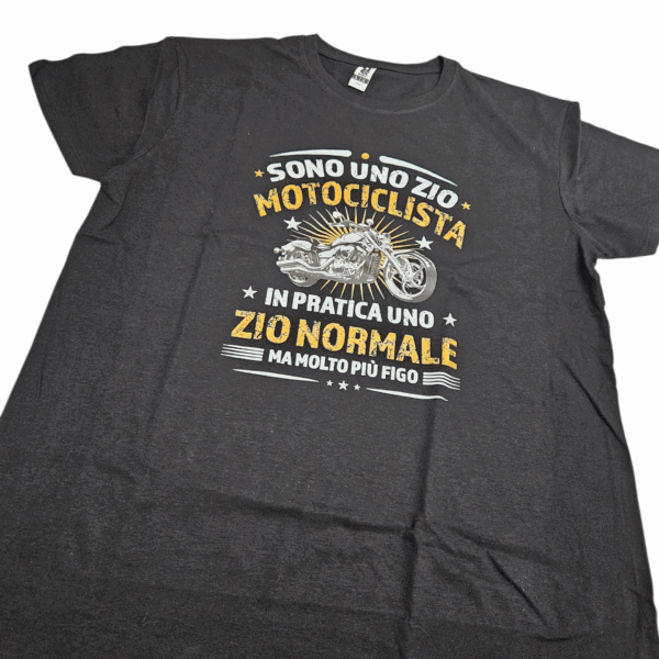 T-shirt uomo personalizzata zio motociclista divertente idea Regalo per zii fighi