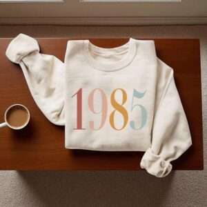 Felpa anno di nascita personalizzata stile vintage retrò unisex - immagine 2